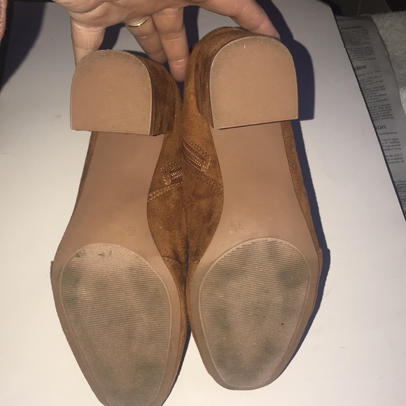 Women’s Faux Suede Just Fab Booties - Picture 9 of 12